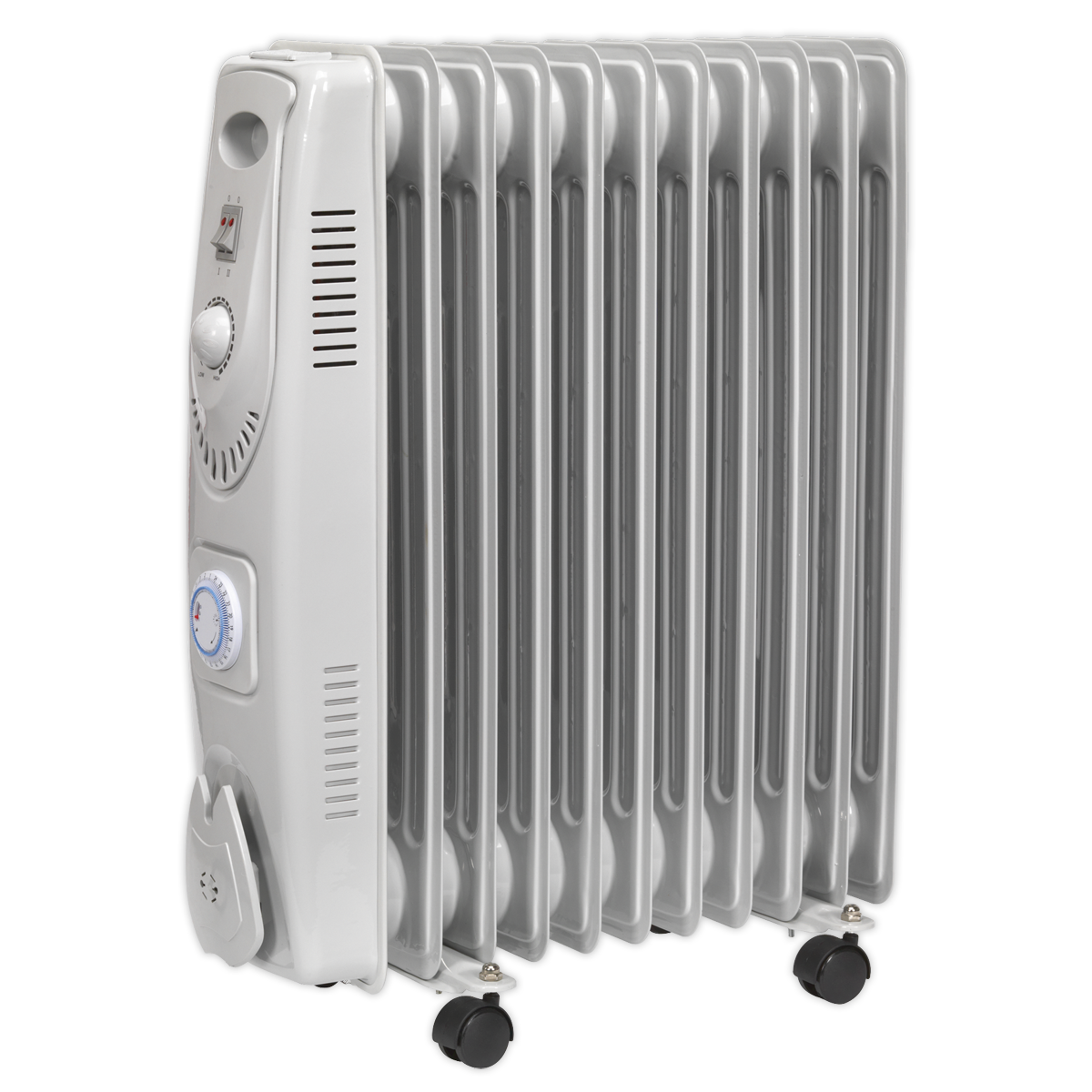 Beldray Oil Radiator Oil Filled Radiator 2500W/230V 11 Element with Timer - Sealey Tools UK ...